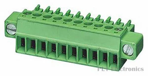 PHOENIX CONTACT    MC 1,5/12-STF-3,81    Pluggable Terminal Block, 12, 160 V, 8 - Picture 1 of 1