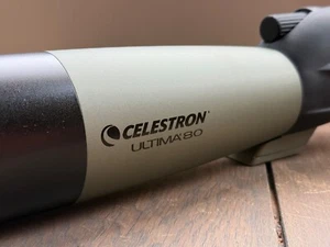 Celestron 52254 Ultima 80 mm Spotting Scope Straight, Green - Picture 1 of 6