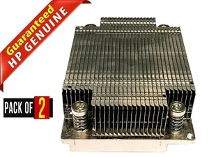 Lot of 2 Genuine HP ProLiant DL160 Gen9 Heat Sink 768755-001 LGA 2011-v3 Copper - Picture 1 of 8