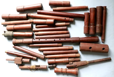unfinish oboe soprano alto tenor etc  recorder joblot drilling tools part - Image 1 of 4
