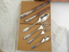 ANTICO ARGENTERIA CALDERONI SERVIZIO POSATE MAURIZIANO BAGNO ARGENTO 800 36 PZ