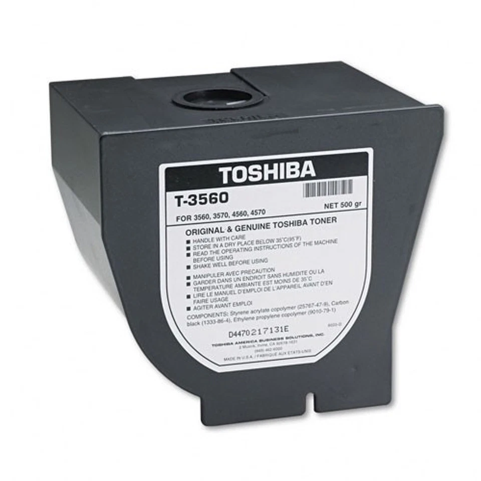 Carro de tóner genuino Toshiba T3560 T-3560 para copiadoras Toshiba 3560 3570 4560 4570 Foto 1 de 1