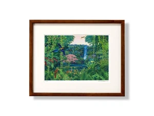 Hiroo Isono Art Utopia 320×260mm w/frame Printmaking ed.300 Signed - Picture 1 of 1