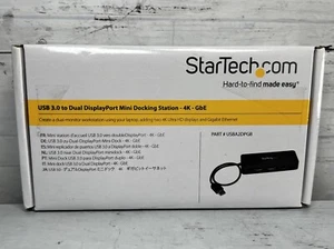 StarTech USBA2DPGB USB 3.0 Mini Dockingstation - Dual Monitor USB Type-A Laptop Dock - Bild 1 von 11