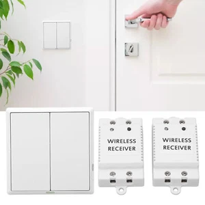 Kit Interruptor de Luz Inalámbrico 433.92Mhz Larga Distancia Sensible 2 Vías Control Remoto P Parte - Imagen 1 de 24