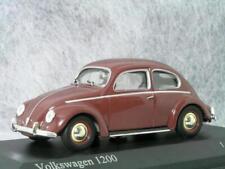 1/43 Minichamps Volkswagen 1200 1953 Oval Window / Brown Vw Minicar