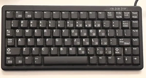 Cherry Mini Keyboard Black ML 4100 USB - Picture 1 of 3