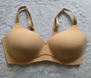 Reggiseno T-Shirt Honeylove 38D CloudEmbrace Contorno Wireless in Sabbia Nudo Nuovo senza etichette - Foto 1 di 3
