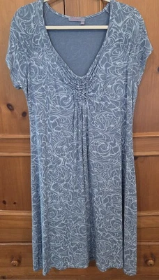 Платье Emma женское Fresh Produce синее с цветочным рисунком тропический сад размер XXL - Изображение 1 из 4