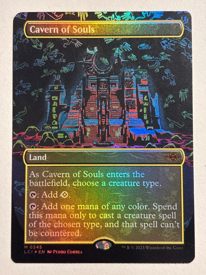 Cavern of Souls (0345) Borderless FOIL - Lost Caverns of Ixalan - LP MTG - Image 1 of 2