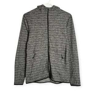 NWOT Lululemon Surge Warm Full Zip Hoodie MENS XS Heathered Black Summer Layer - Picture 1 of 10