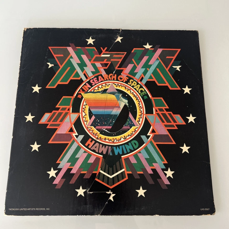 Hawkwind*In Search Of Space* LP RECORD 1972 United Artists  UAS-5567 - Image 1 of 4