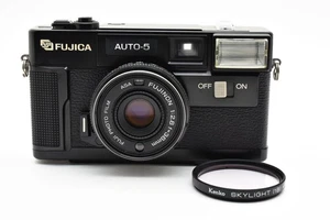 [Ecc+5] Fujica Auto-5 38 mm f/2.8 fotocamera punta e scatta pellicola dal GIAPPONE #9997 - Foto 1 di 24