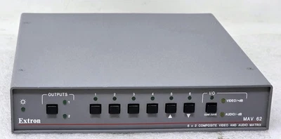 Extron MAV 62 6x2 Composite Video and Audio Matrix Switcher - Image 1 of 4