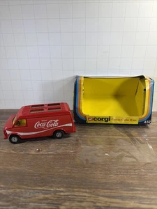 Vintage Corgi Coca Cola Chevrolet Van w Coke Load Diecast 437 Great Britain - Picture 1 of 13