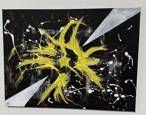 Original abstract acrylic painting on canvas. *Sunshine* - Picture 1 of 5