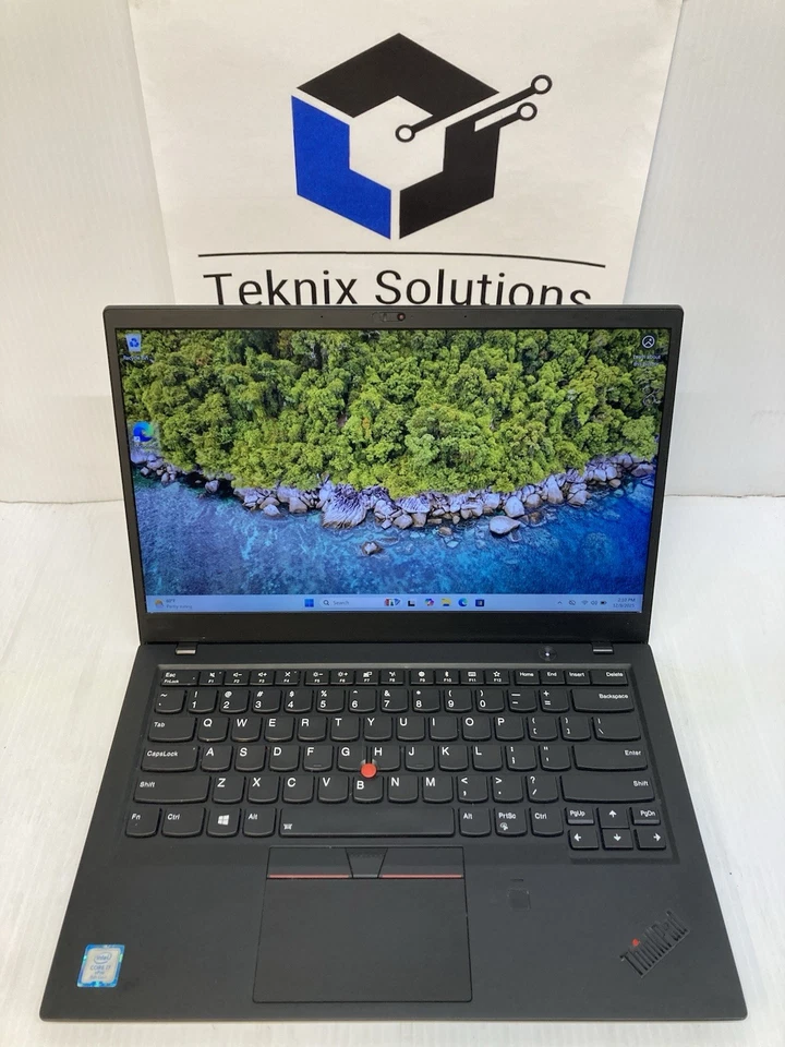 Lenovo ThinkPad X1 Carbono 6ta Generación Intel i7-8ª Generación | 16GB | 256GB M.2 Win 11 Pro Foto 1 de 4