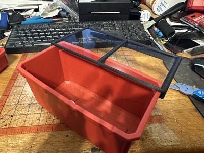 Milwaukee Packout Bin Covers with window -Slide On | Packout Accessories (black) - Image 1 of 4