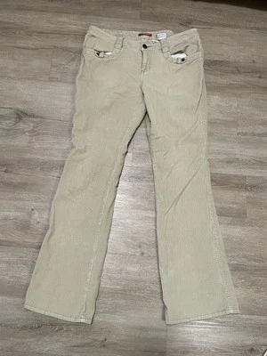Y2K UnionBay Pants Womens Sz 13 Brown Beige Corduroy Bootcut Jeans Flare - Image 1 of 4