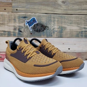 Johnston & Murphy Sport Knit Athletic Running Men Sz 8.5 Ginger Lace Up 25-6560 - Picture 1 of 12