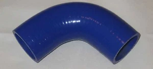 Silicone 90 degree Elbow Hose 1.5" to 1.5" Turbo, Blue - Bild 1 von 1