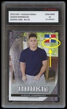 JASSON DOMINGUEZ 2019-20 LEAF EXCLUSIVE 1ST GRADED 10 ROOKIE CARD RC MLB YANKEES