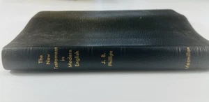 New Testament Modern English J.B. Phillips 1966 Leather HC Macmillan 3rd Print - Bild 1 von 10