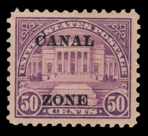 MOMEN: US STAMPS CANAL ZONE #80 MINT OG LH PF & PSE GRADED CERTS 98J LOT #84607 - Picture 1 of 4