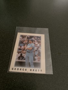 1986 Topps Major League Leaders Minis George Brett #18 Kansas City Royals