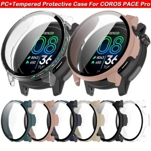 Anti-Scratch Screen Protector PC+Tempered Cover Shell for COROS PACE Pro - Zdjęcie 1 z 18