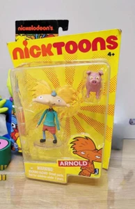 Nickelodeon Nicktoons Hey Arnold giocattolo ornamento set figure mobili da collezione - Foto 1 di 3