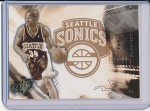 RAY ALLEN 2004-05 UPPER DECK SPX THROWBACK VARIATION 397/500