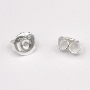 Butterfly 925 Sterling Silver Stopper Earnut Counterplug Stopper - Picture 1 of 2