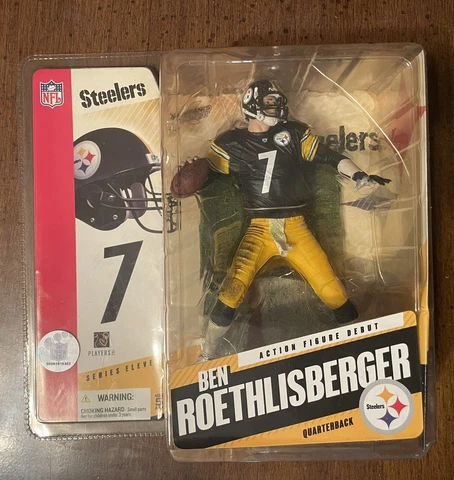 2005 MACFARLANE Ben Roethlisberger #7 Pittsburgh Steelers 1st figure - READ Cover