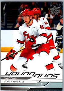 24-25 UPPER DECK YOUNG GUNS - SCOTT MORROW RC #225 CAROLINA HURRICANES - Picture 1 of 2