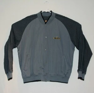 BUM Equipment Vintage 90's 100% Cotton Embroidered Snap Jacket Size M - Bild 1 von 8