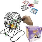 Deluxe Bingo Game W/Cards, Chips, Cage, Balls, Board & Instructions For 12 Games