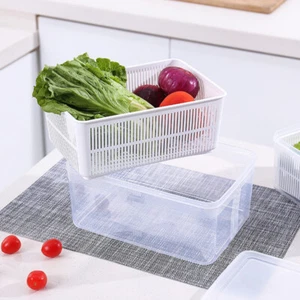 Caja de almacenamiento de frutas contenedores frescos de frutas alimentos frescos - Caja de mantenimiento - Imagen 1 de 11