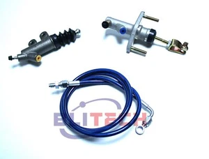 Clutch Master Cylinder & Slave Cylinder & Clutch Line For Honda Civic 1992-2000  - Picture 1 of 6