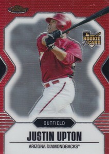 2007 Finest Rookie Redemption Arizona Diamondbacks Baseball Card #8 Justin Upton