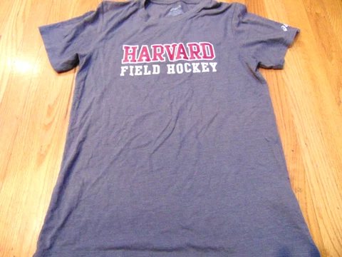NEW BALANCE NCAA HARVARD UNIVERSITY CRIMSON FIELD HOCKEY GRAY T-SHIRT SIZE S Cover