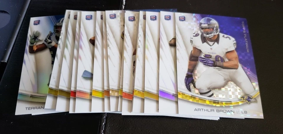 * YOU PICK * 2013 Topps Platinum Football Base ROOKIE RC SINGLES X-FRACTORS !! - Image 1 of 1