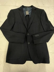 NWT $598 John Varvatos Navy Blazer Size:38 RG - Picture 1 of 4