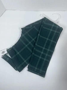 Old Navy Girls Sz Small (6/7) Tough Full Length Leggings NWT Plaid K207 - Picture 1 of 6