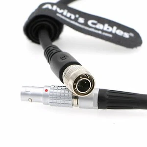 Power Cable for Video Devices PIX240 Monitor FGG Lemo 2 Pin To Hirose 4 Pin SYNC - Picture 1 of 5