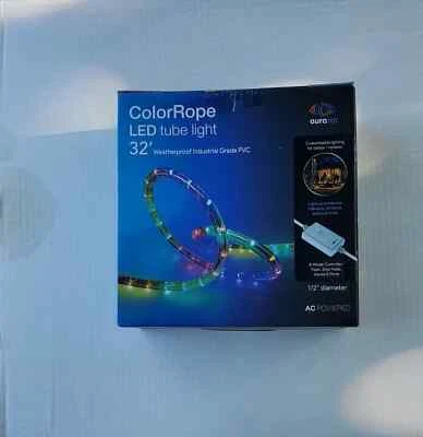 Aura LED Outdoor 32 ft. Plug in Multi-color changing Flexible integrate LED Rope - Image 1 of 3