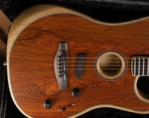 2020 Fender American Acoustasonic Stratocaster Exotic Limited Edition Cocobolo  - Picture 1 of 12