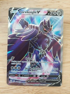 Corviknight V 156/163 Battle Styles NM Full Art Ultra Rare Pokemon Card - Image 1 of 2