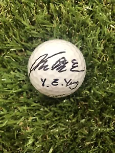 Y.E YANG HAND SIGNED TAYLORMADE GOLF BALL PGA CHAMPIONSHIP WINNER 2009 WITH COA - Picture 1 of 7