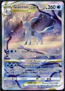 Pokemon TCG Glaceon VSTAR GG40/GG70 Crown Zenith Galarian Gallery Holo NM/Mint - Picture 1 of 2
